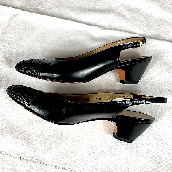 Ferragamo Slingback Pumps - Picture 4 of 10